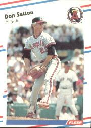 1988 Fleer Baseball Cards      505     Don Sutton